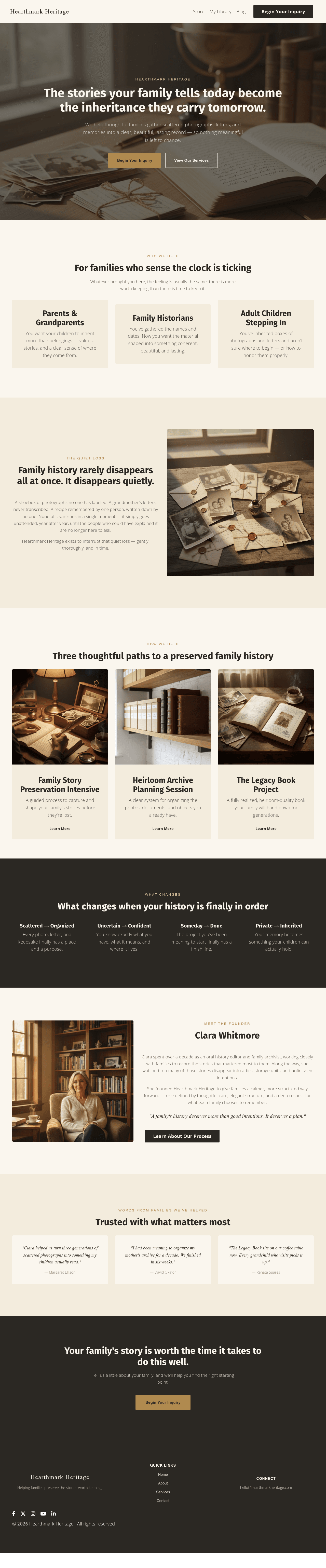 Free Kajabi template preview